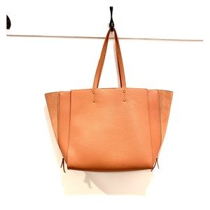 Leather tote bag from Ann Taylor